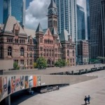 The old City Hall in Nathan Phillips Square in Toronto.