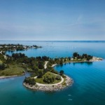 Scarborough Bluffs Park in Toronto, Ontario, Canada.