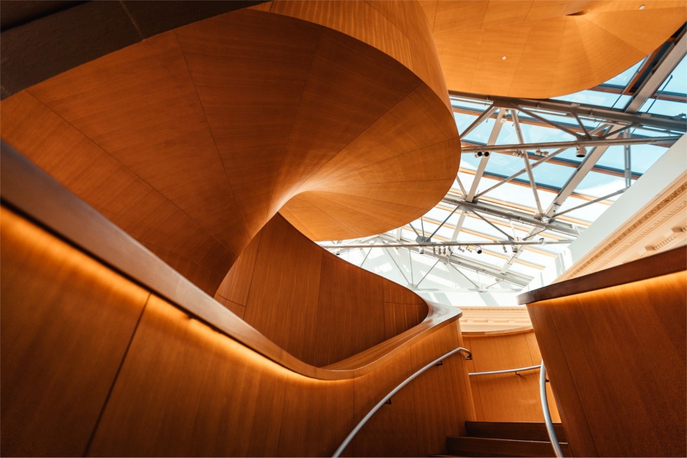 It could be said that this stairway at the Art Gallery of Ontario in Toronto, Canada is a sculpture in and of itself.